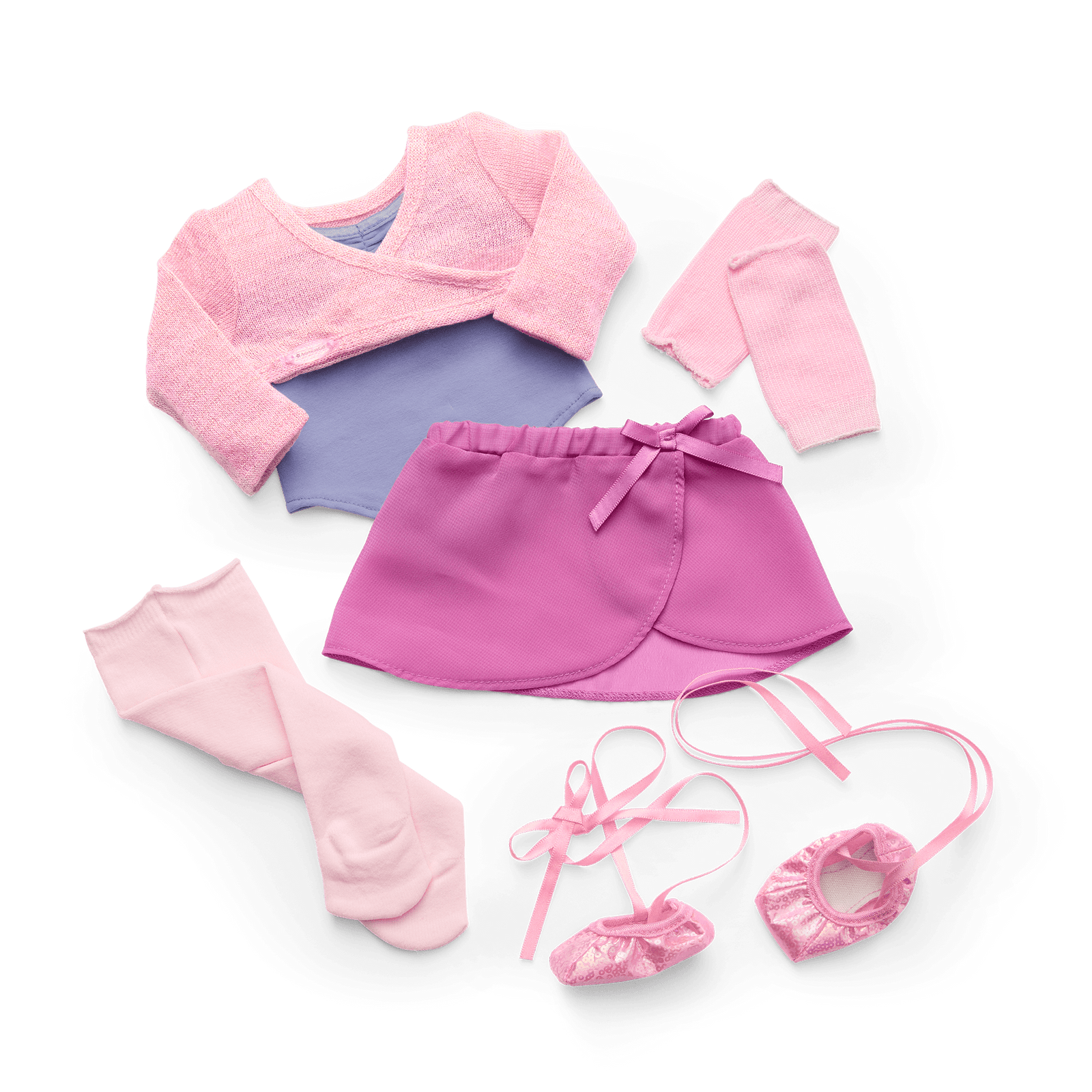 Plié Away Ballet Practice Outfit for 18-inch Dolls Z8
