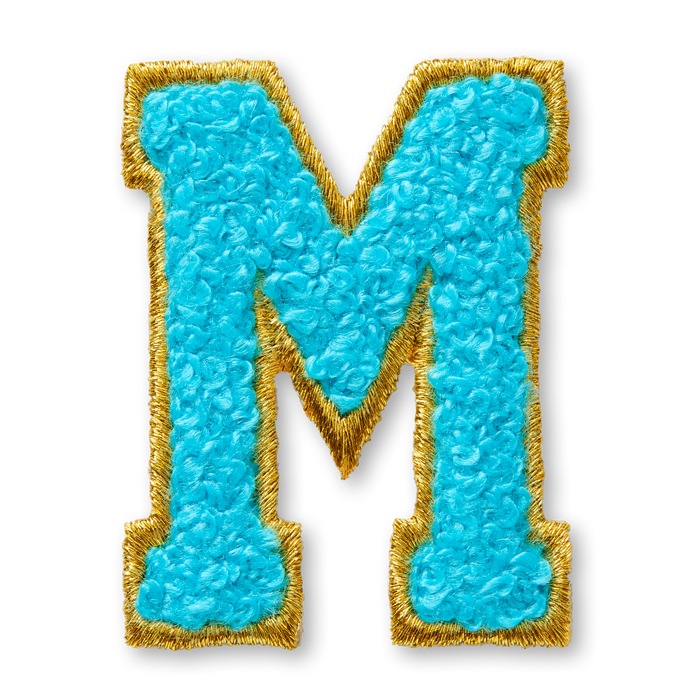 AG™ Letter M Stick-On Patch Z6