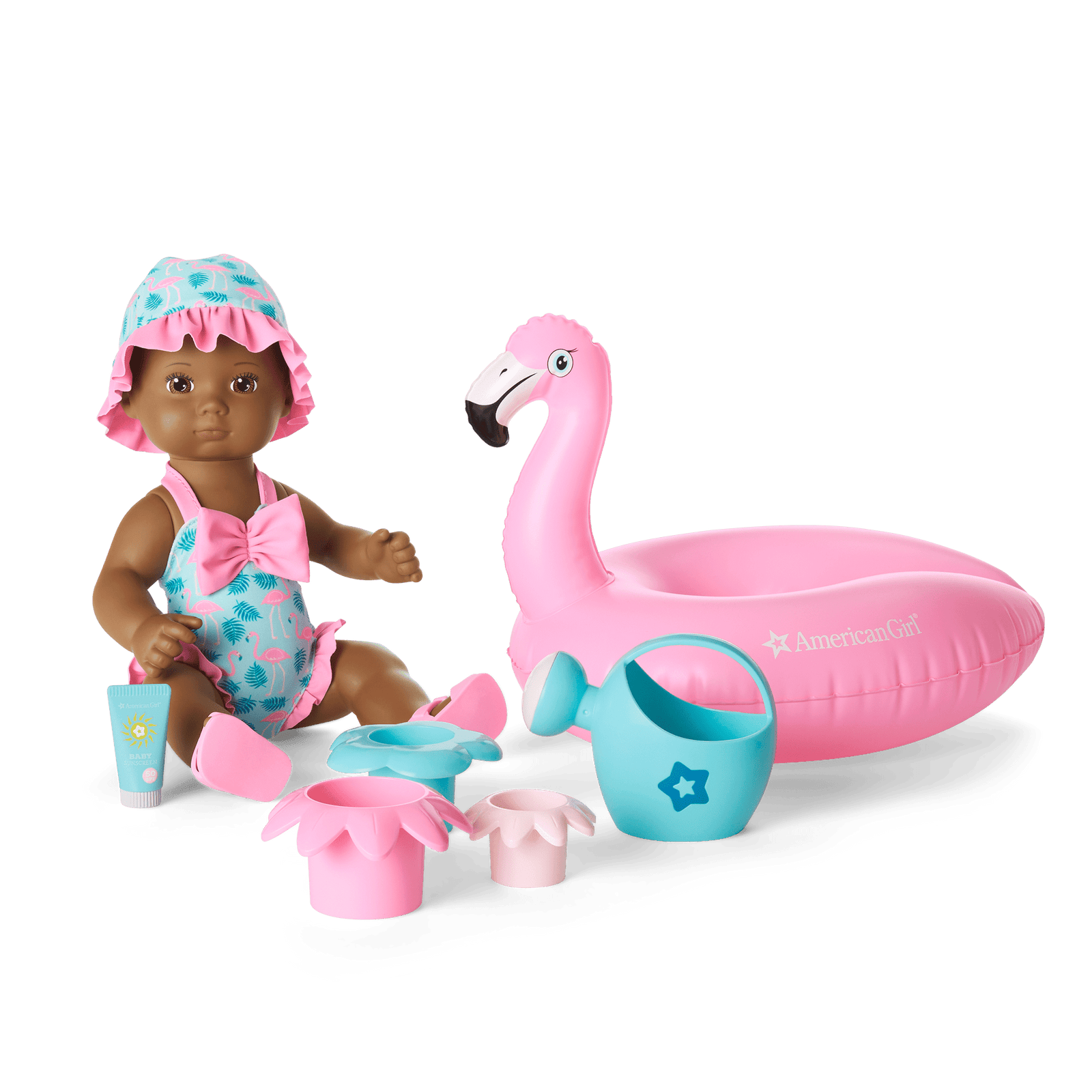 Flamingo Fun Play Set (Bitty Baby® Splash™) X8