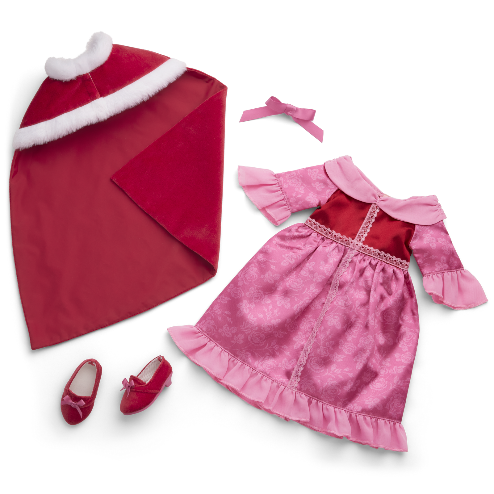Disney Princess Belle Winter Dress & Cape Outfit for 18-inch Dolls by American Girl® S1