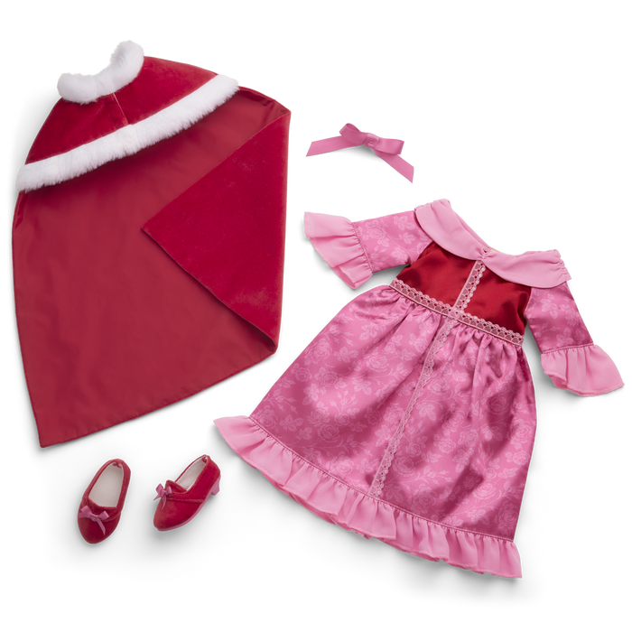 Disney Princess Belle Winter Dress & Cape Outfit for 18-inch Dolls by American Girl® S1