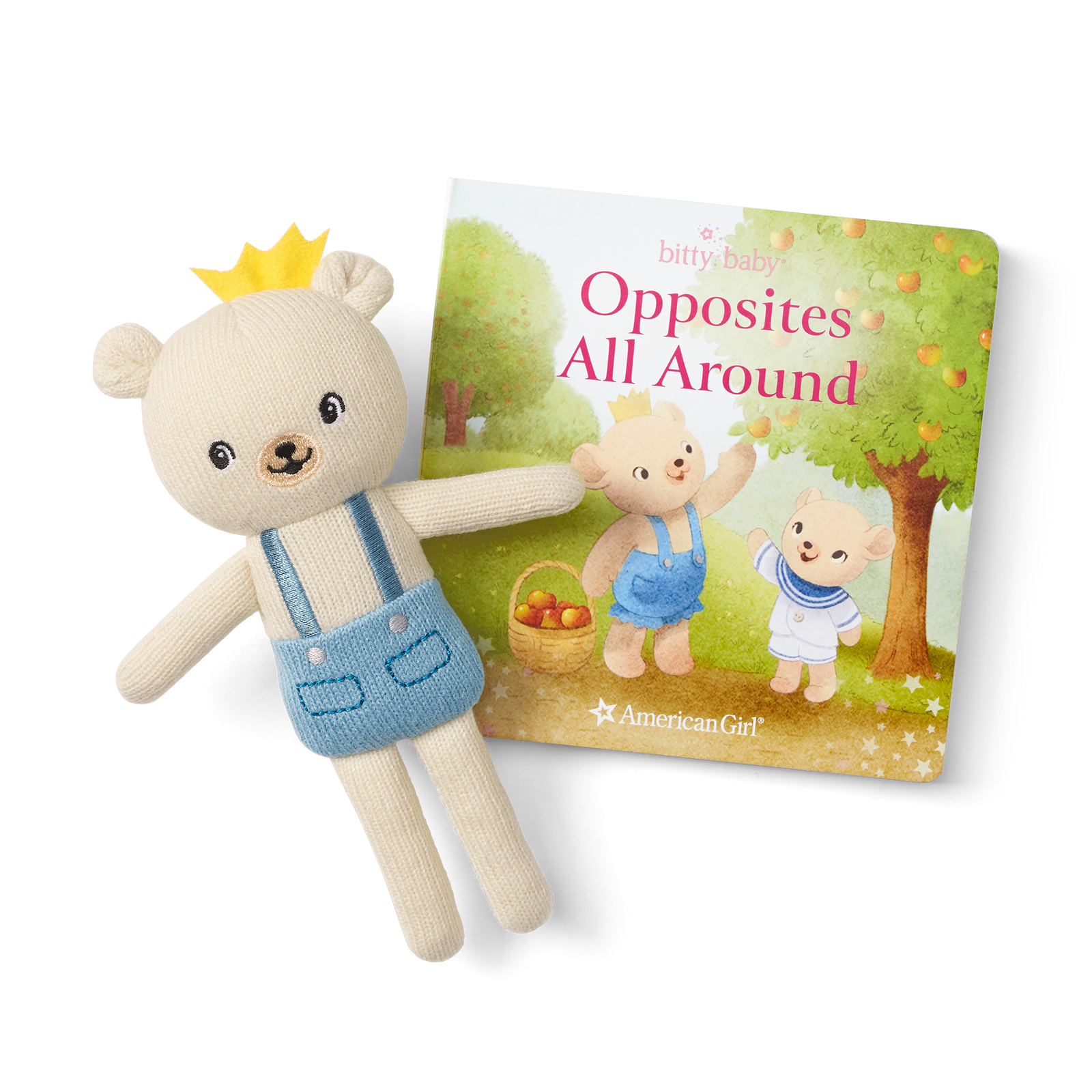 Bitty’s™ Bear Friend & Opposites All Around Board Book V0
