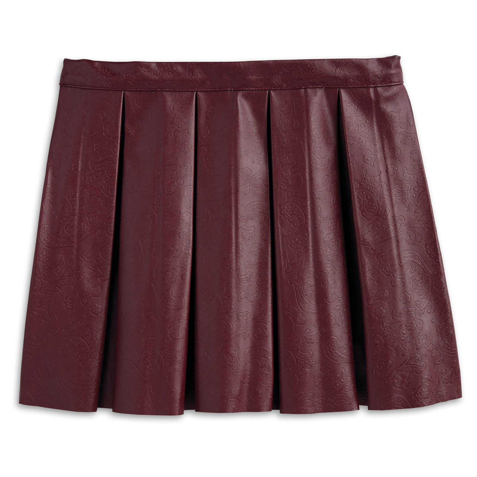Embossed Paisley Skirt for Girls T9