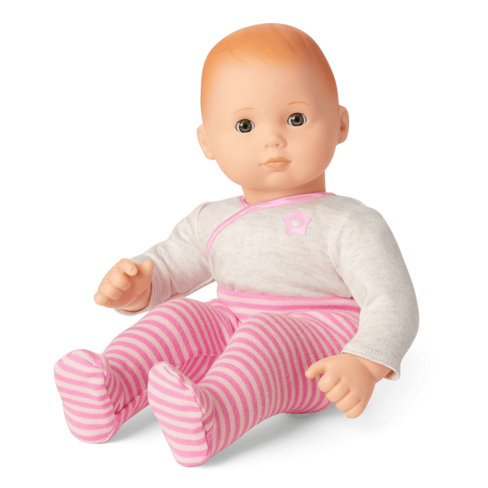 Bitty Baby® Doll #6 with red hair in Pretty Pink V9