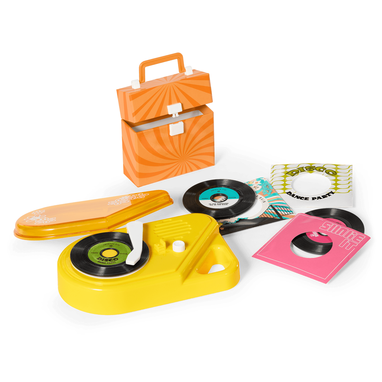 Julie’s™ Record Player & Accessories for 18-inch Dolls (Historical Characters) T6