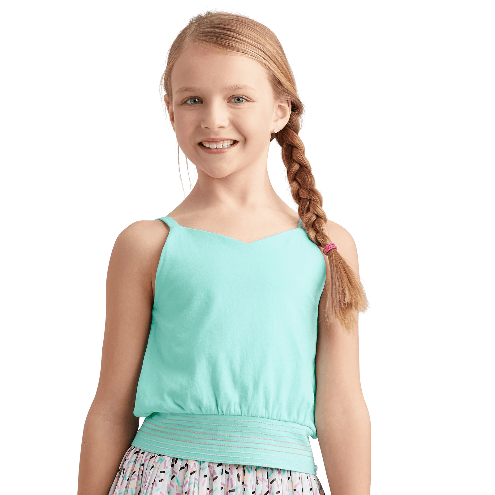 Minty Sweet Tank Top for Girls U5