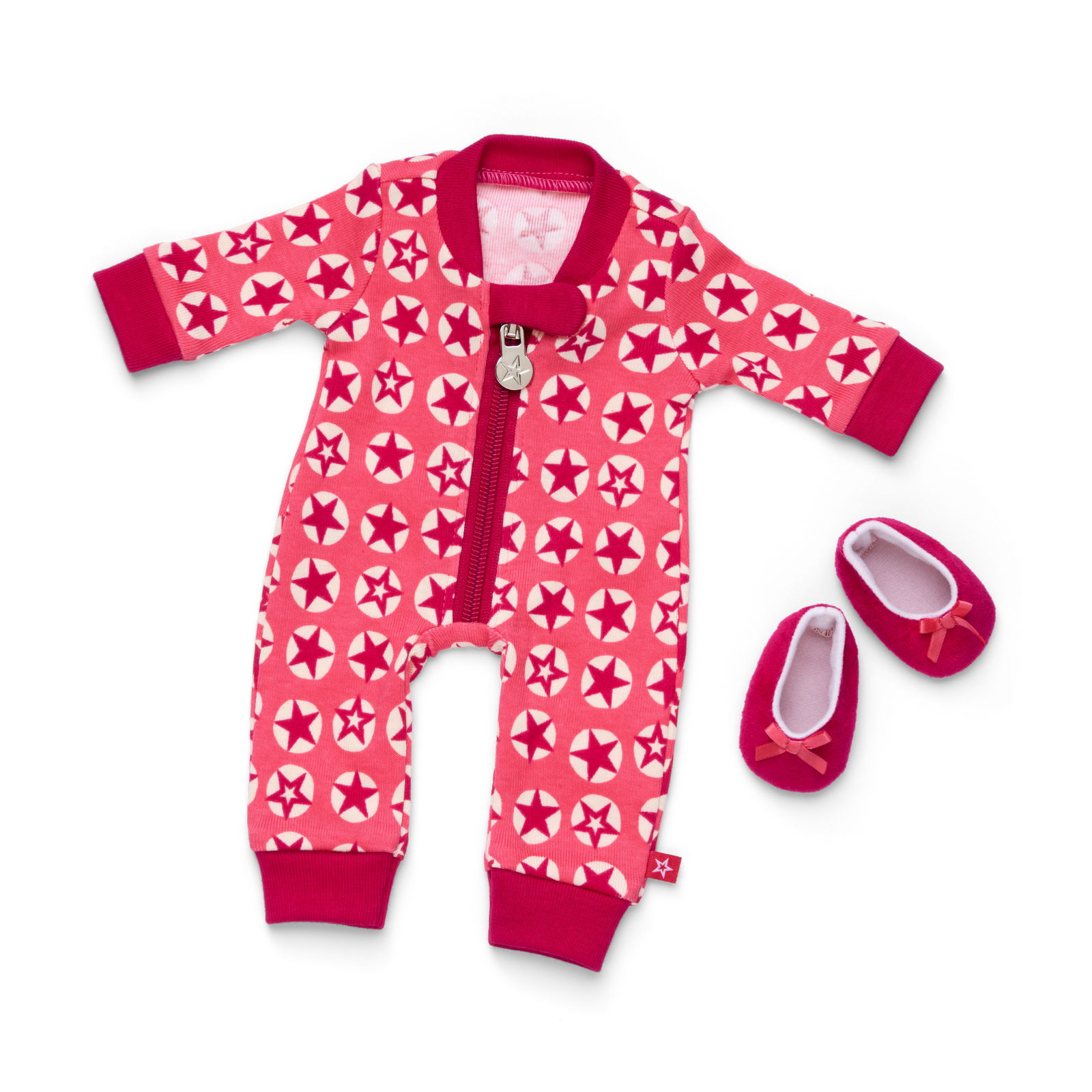 American Girl® x Hanna Andersson Berry Bright Stars Pajamas for Bitty Baby® Dolls S8