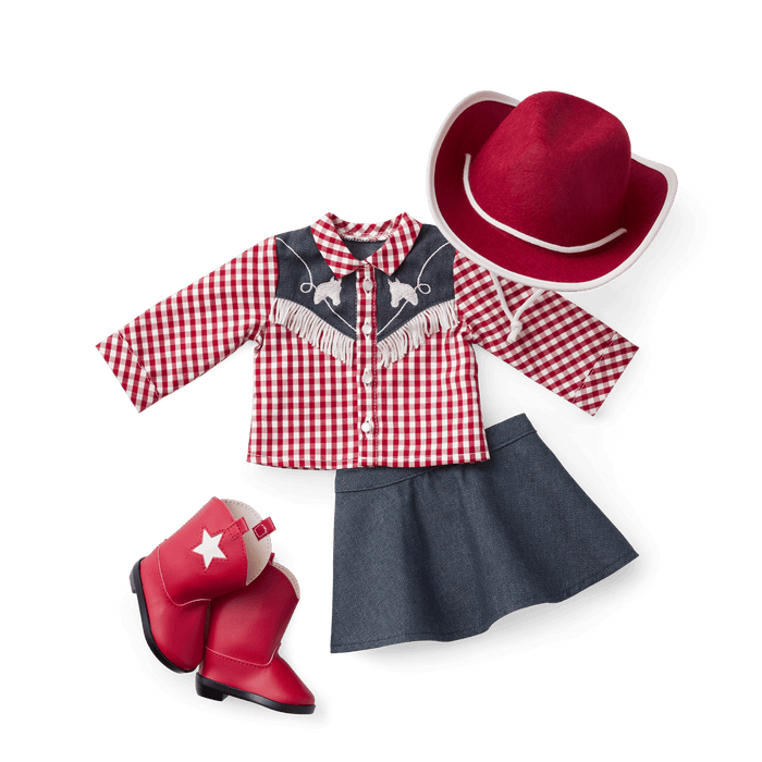 Maryellen's™ Cowgirl Costume for 18-inch Dolls (Historical Characters) T8