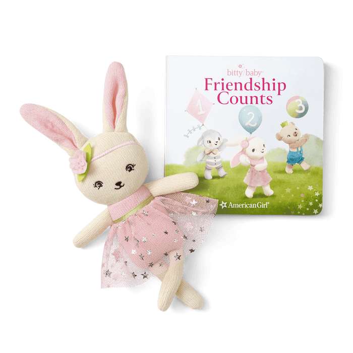 Bitty’s™ Bunny Friend & Friendship Counts Board Book Y4