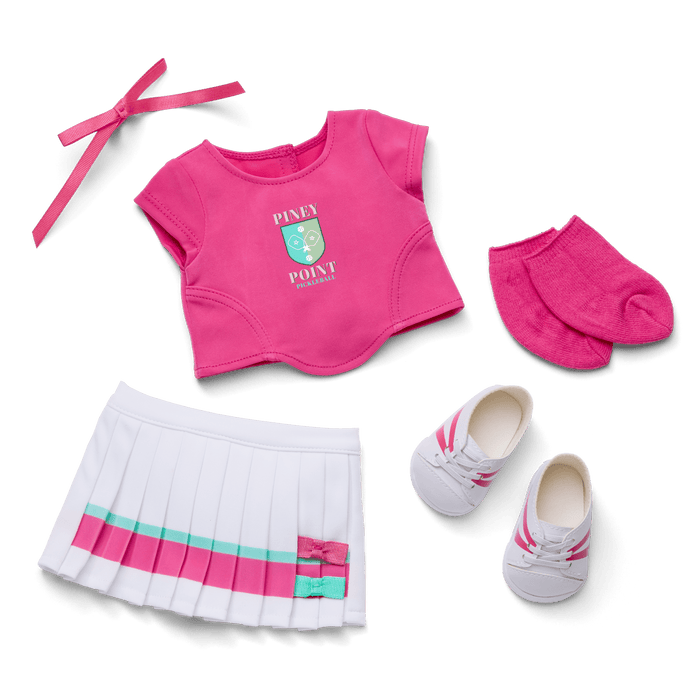 Raquel's™ Piney Point Pickleball Outfit for 18-inch Dolls (Girl of the Year™ 2026) X2
