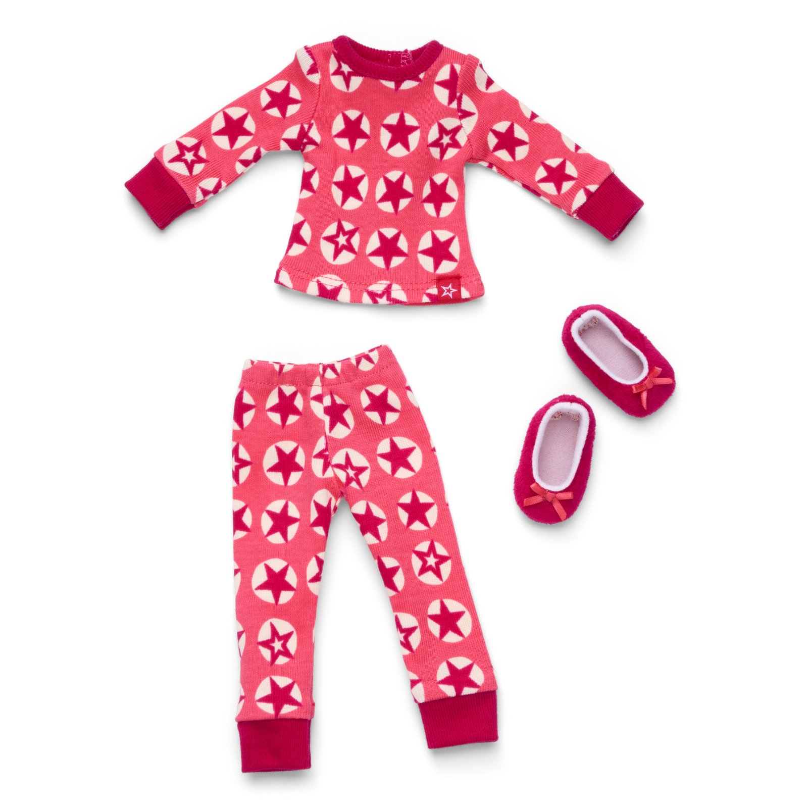 American Girl® x Hanna Andersson Berry Bright Stars Pajamas for 14.5-inch Dolls V1