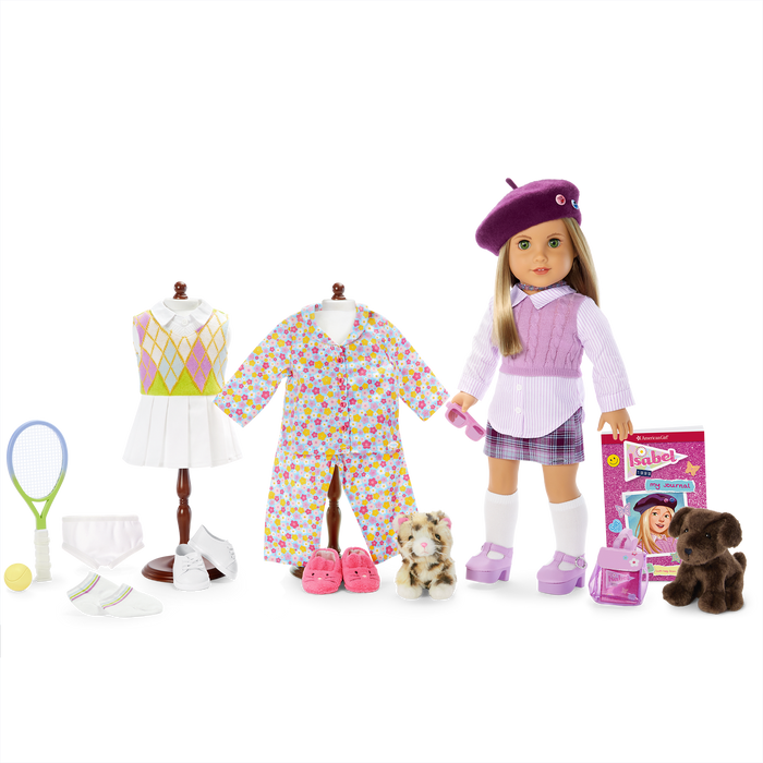 ’90s Twins Isabel’s™ Tennis Gift Set (Historical Characters) W0