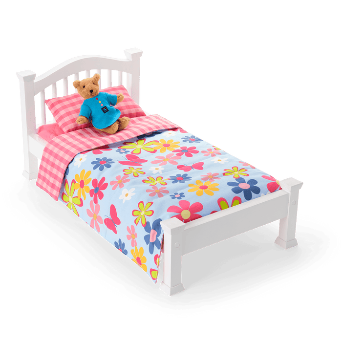 Isabel’s™ Bed & Floral Dreams Bedding Set for 18-inch Dolls (Historical Characters) V0