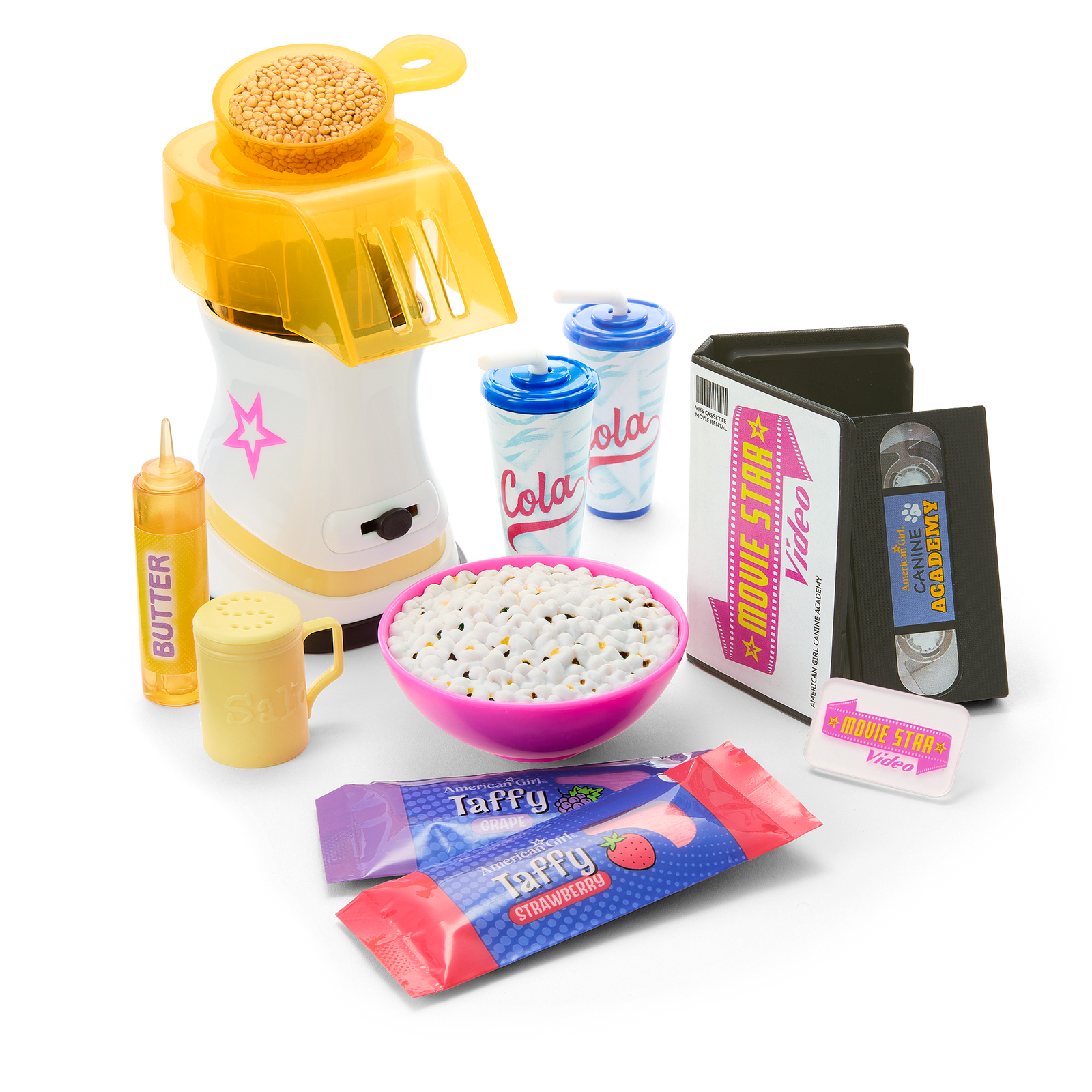 Isabel™ & Nicki's™ Movie Night Set for 18-inch Dolls (Historical Characters) X0