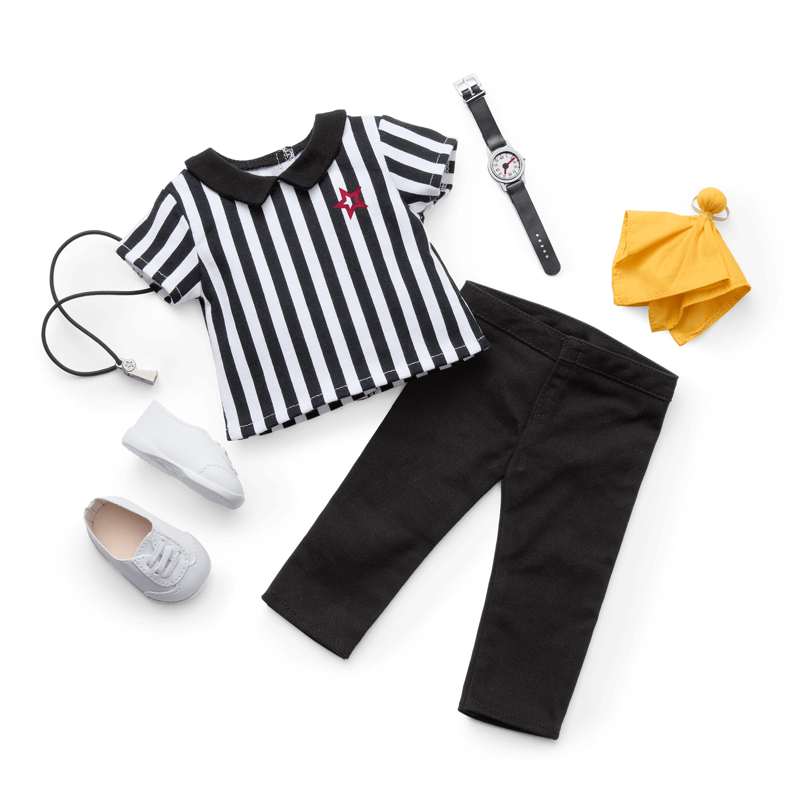 Referee Outfit for 18-inch Dolls T6