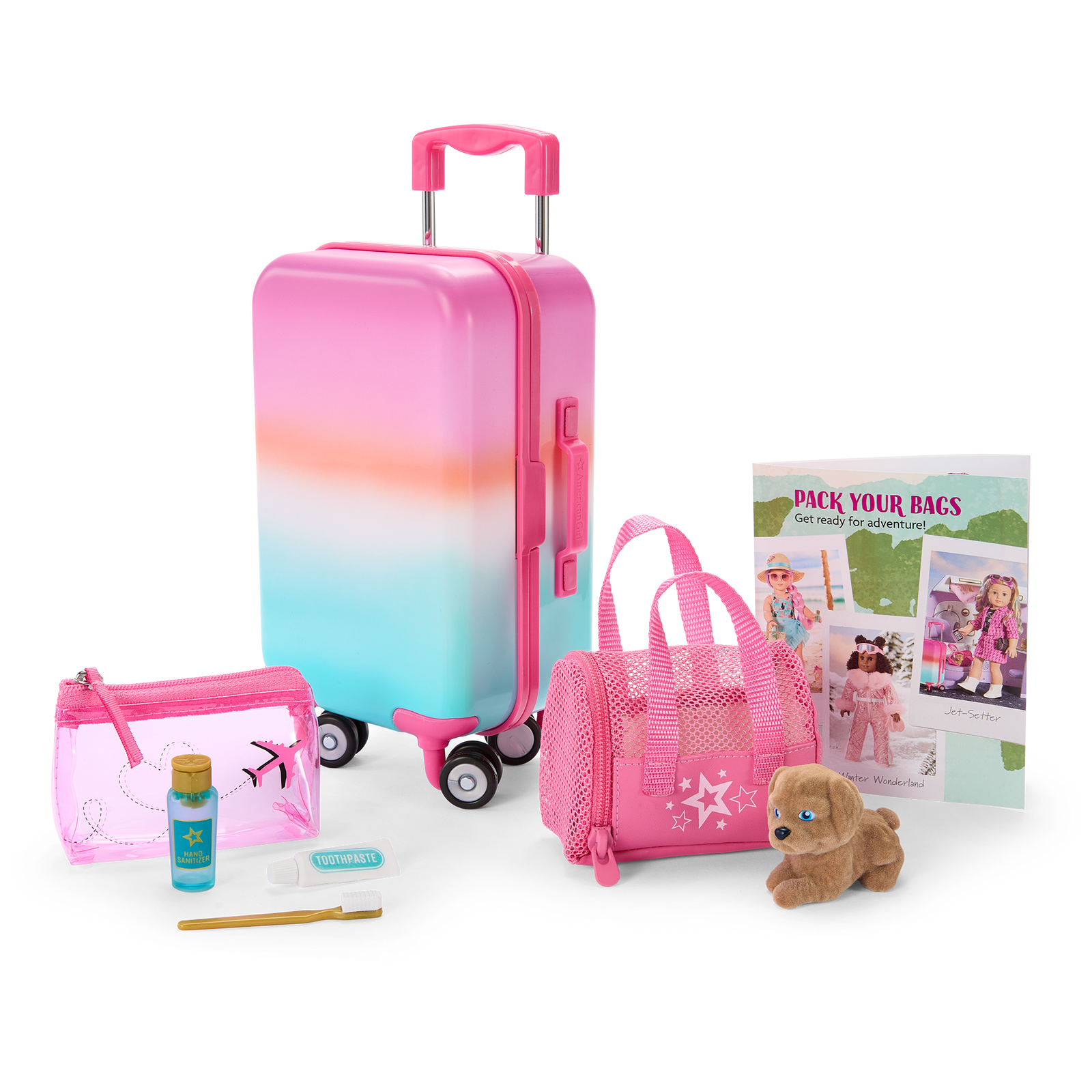 Packed with Fun Luggage Set for 18-inch Dolls U5