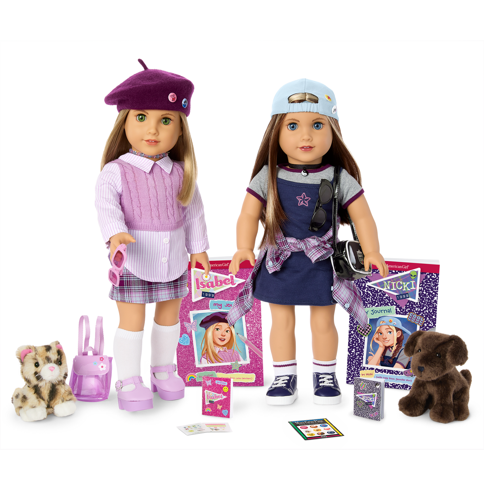 ’90s Twins Isabel™ & Nicki™ Gift Set (Historical Characters) Z2