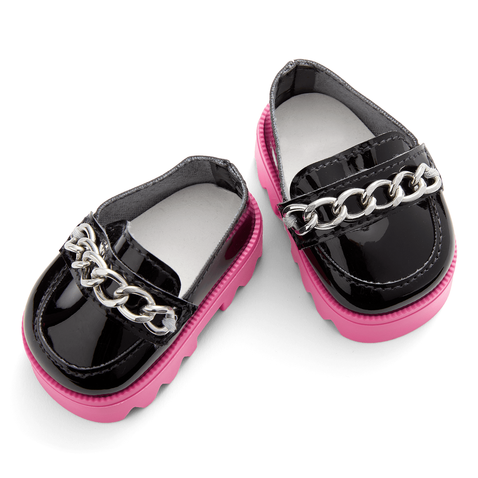 Fuchsia Flair Platform Loafers for 18-inch Dolls Y7