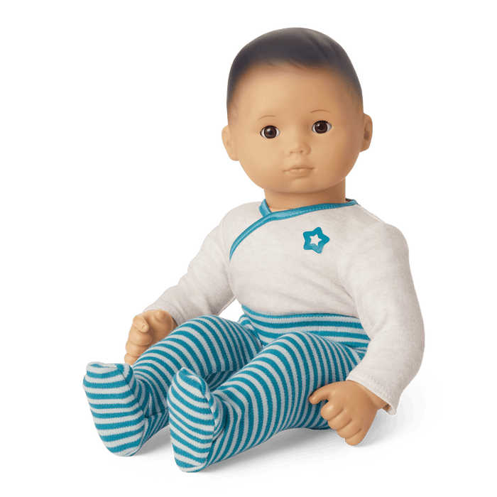 Bitty Baby® Doll #4 with black hair in Soft Blue Z5