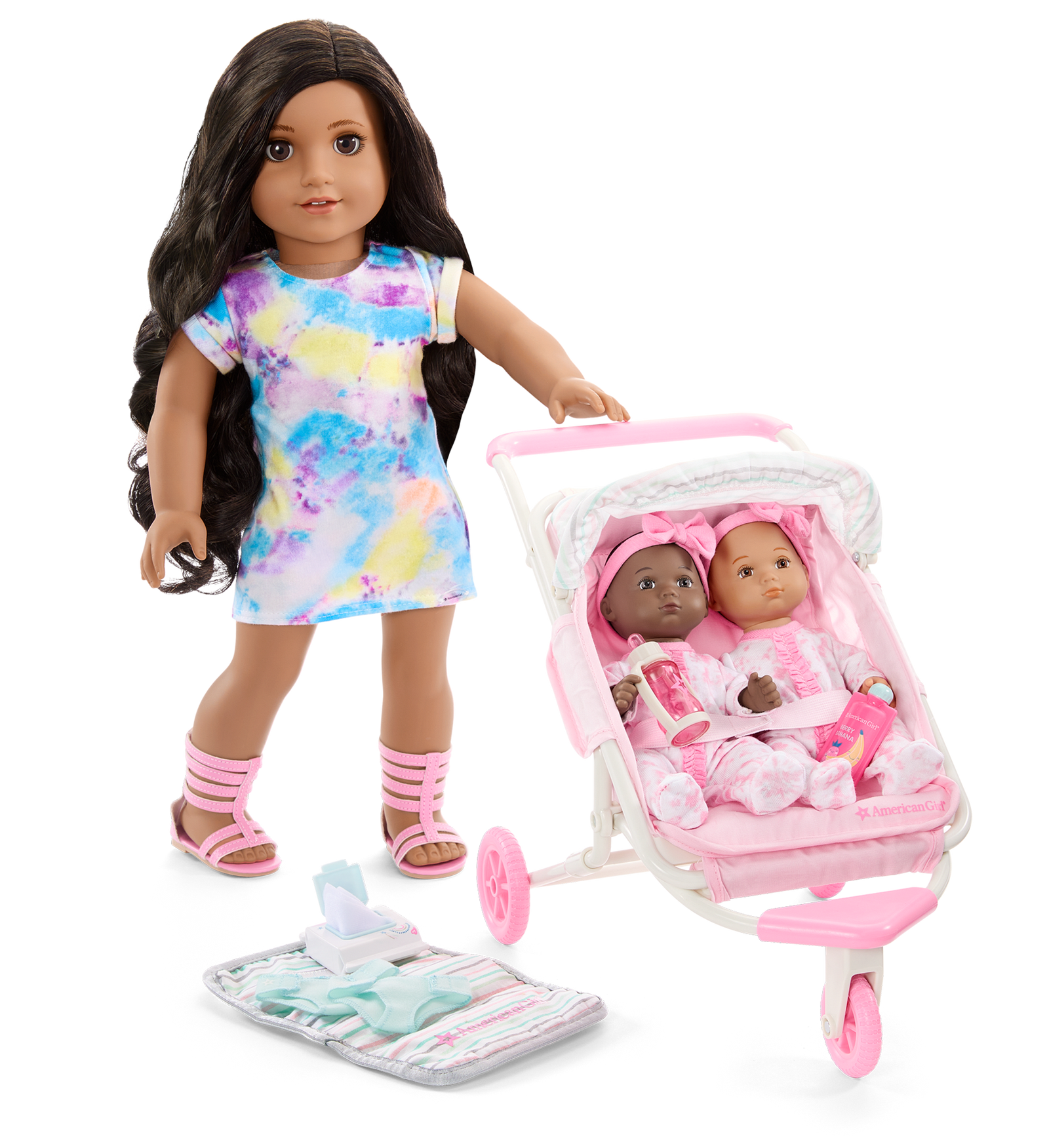 Little Bitty Baby™ Double Stroller Set for 7.75-inch Dolls U2