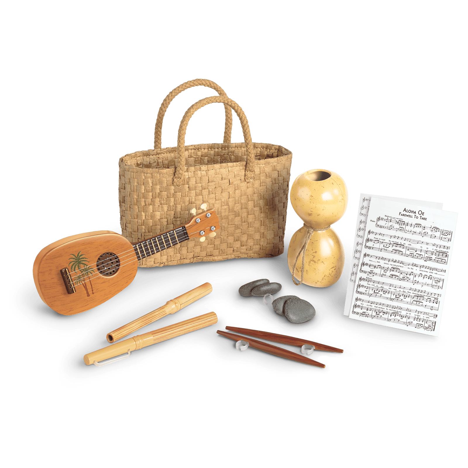 Nanea's Hula Implements for 18-inch Dolls (Historical Characters) V1