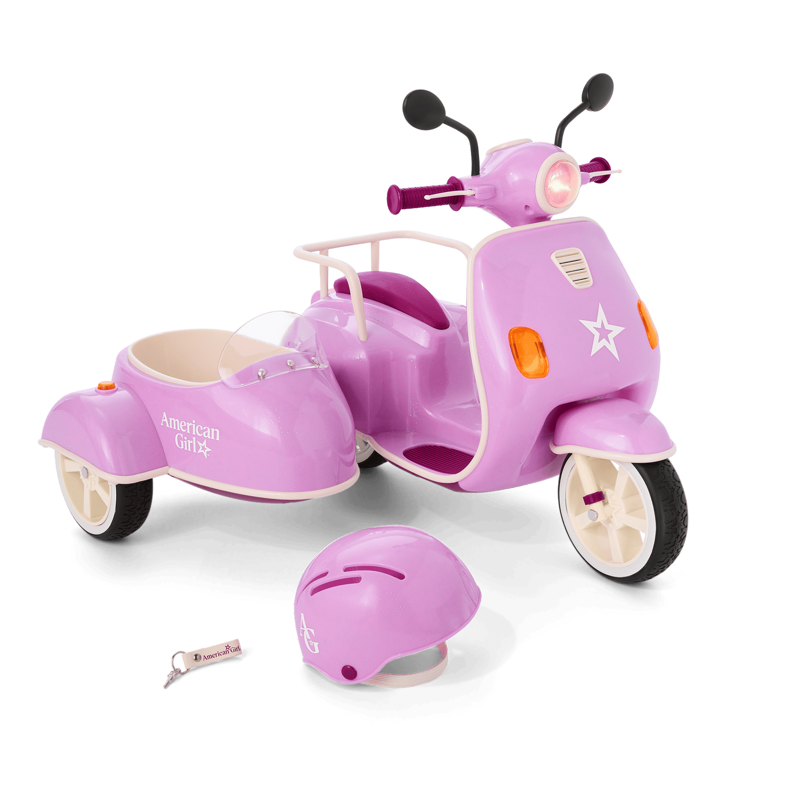 Hit the Road Scooter & Sidecar for 18-inch Dolls V3
