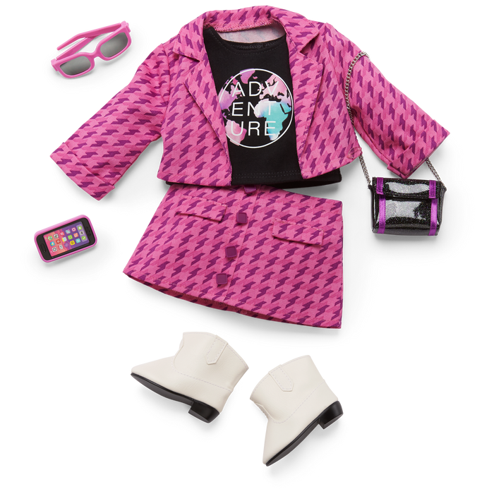 Fun in the City Travel Outfit for 18-inch Dolls X6