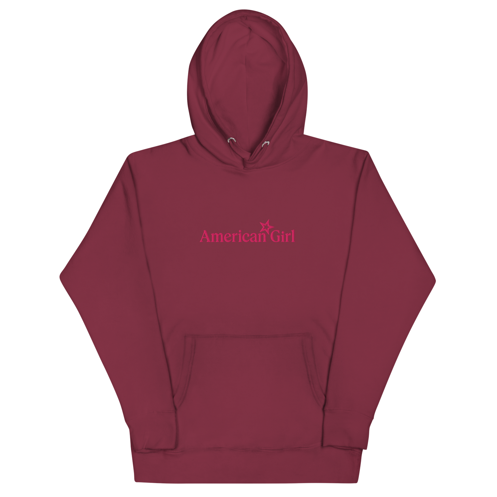 American Girl® Burgundy Hoodie for Adults W8