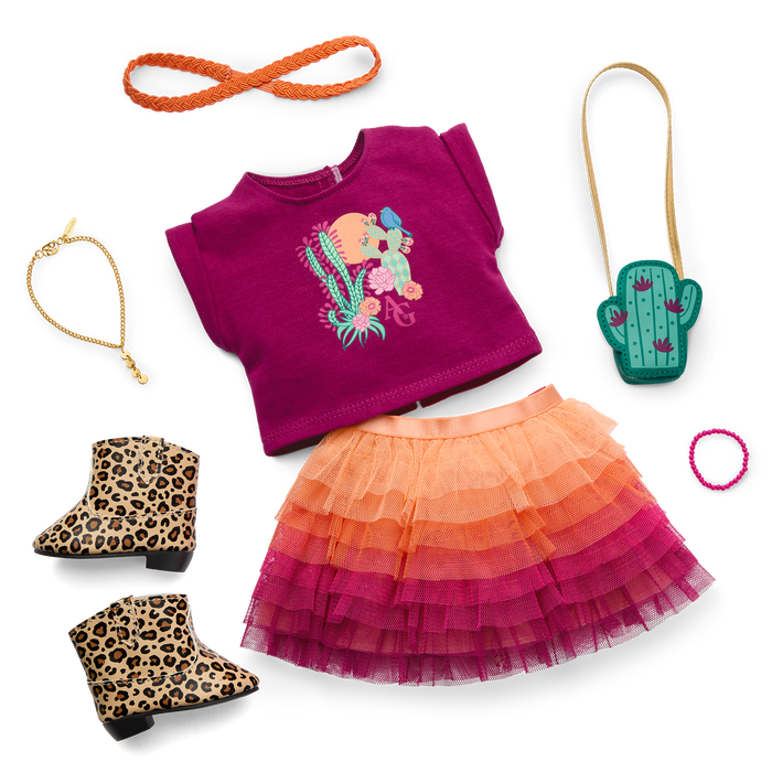 Fun in the Southwest Travel Outfit for 18-inch Dolls T3