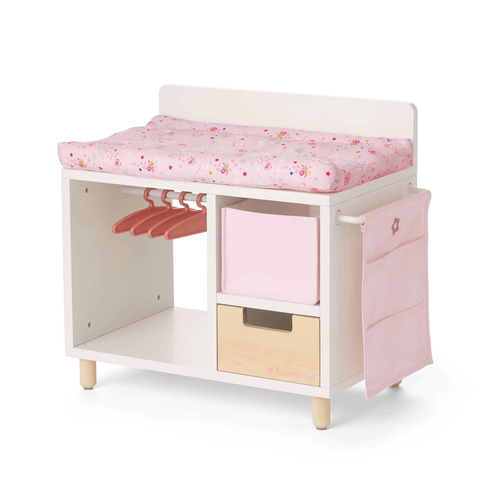 Dots & Blooms Changing Table with Storage T6