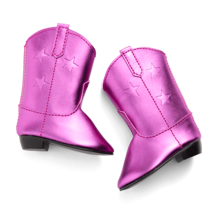 Confident Cowgirl Boots for 18-inch Dolls T9