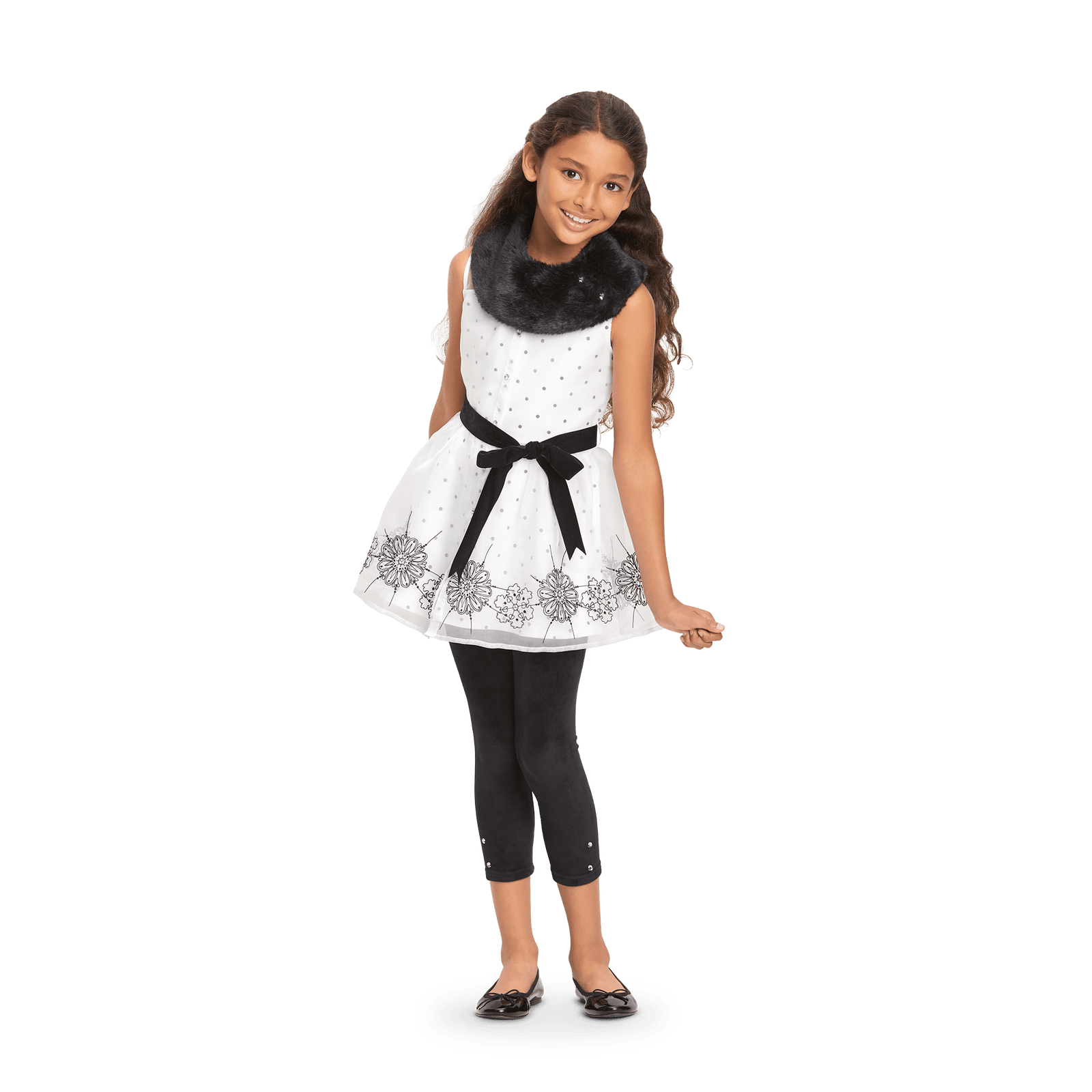 Let It Snow Tunic for Girls V3