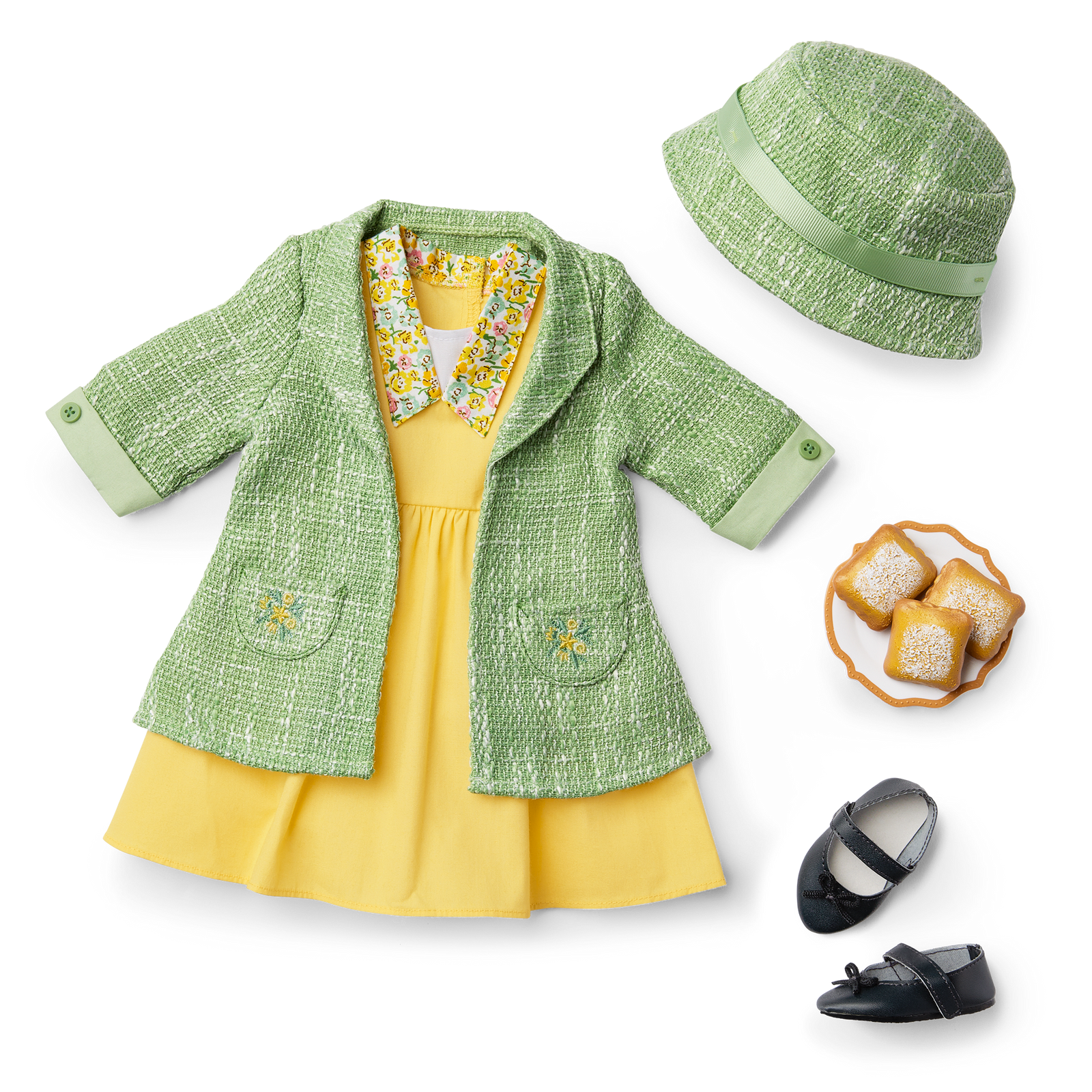 American Girl® Disney Princess Tiana Work Dress & Accessories for 18-inch Dolls Y2