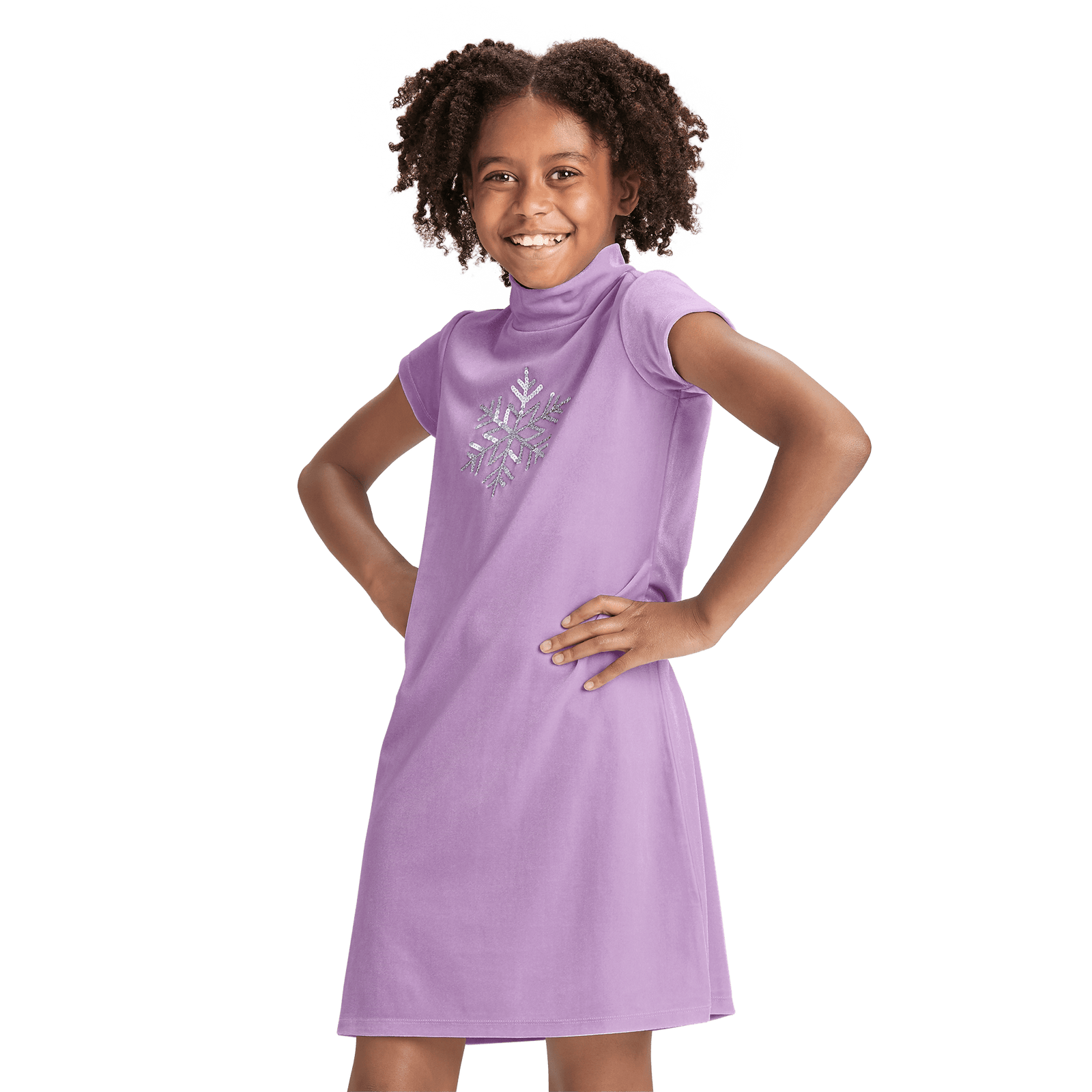 Soft as Snow Dress for Girls V5