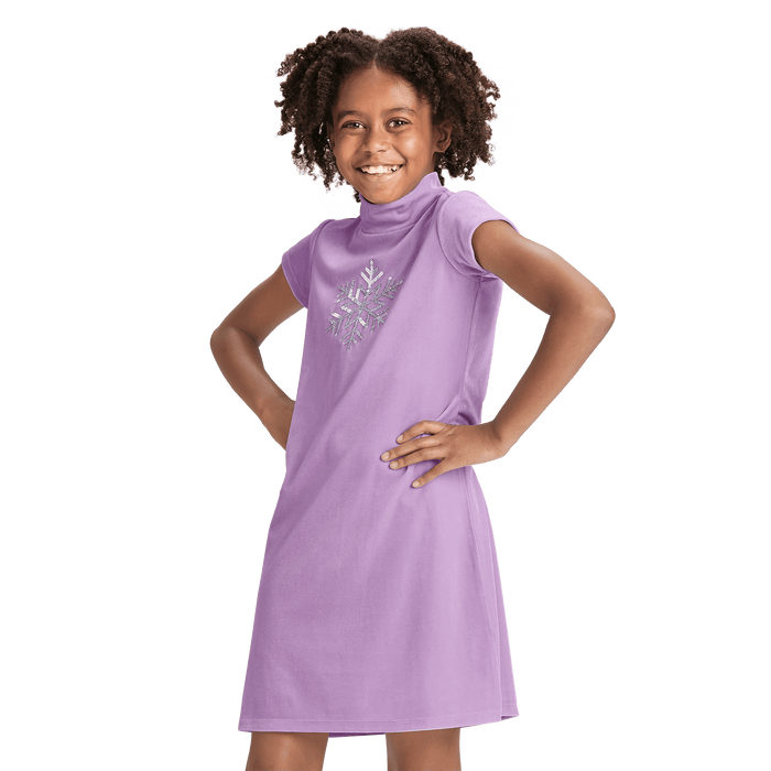 Soft as Snow Dress for Girls V5