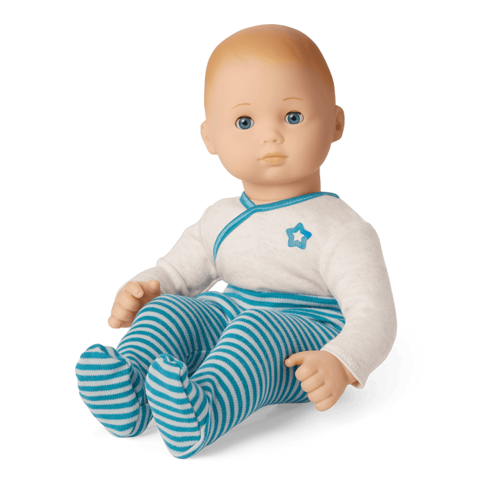Bitty Baby® Doll #3 with blonde hair in Soft Blue Z7