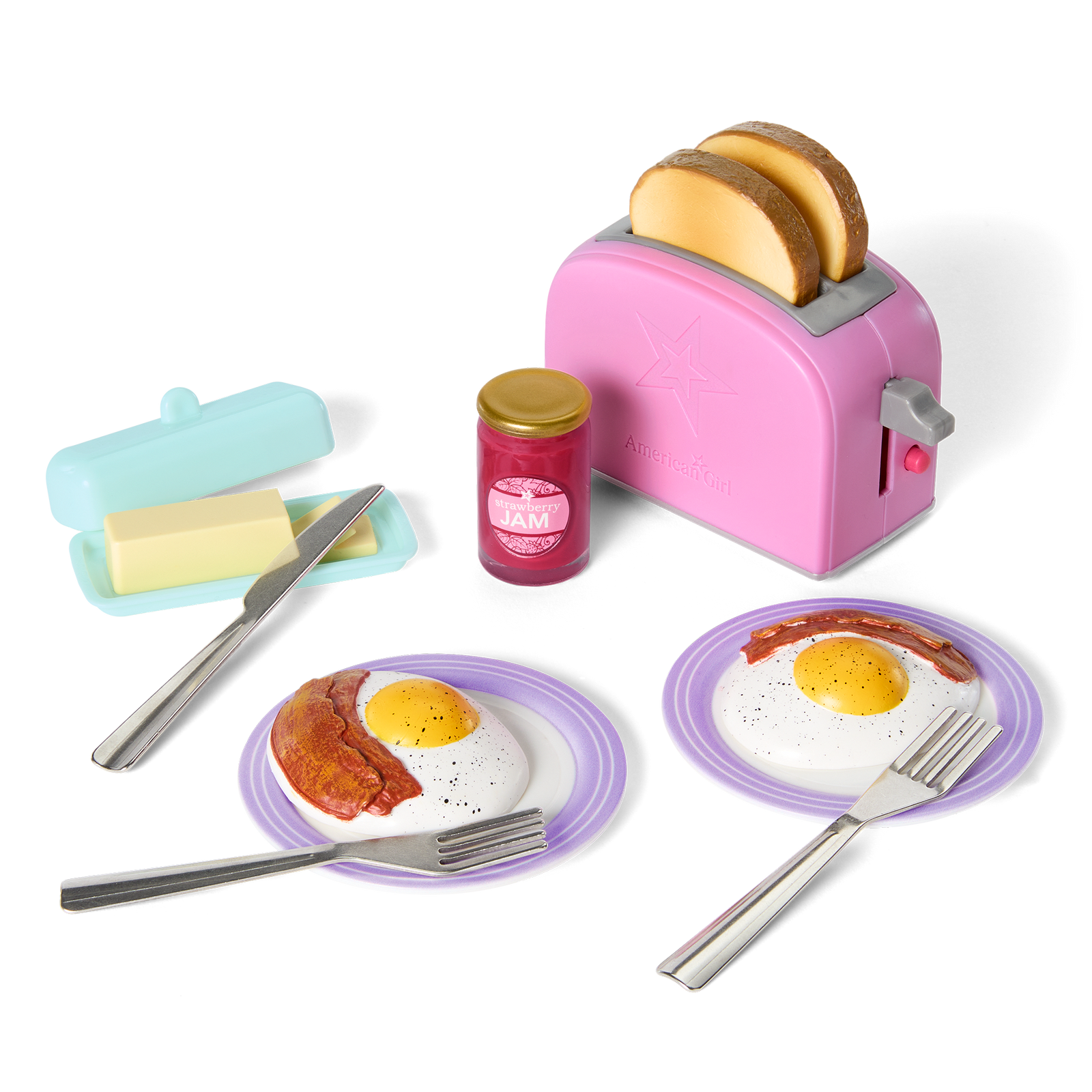 Breakfast for Two Set for 18-inch Dolls U7