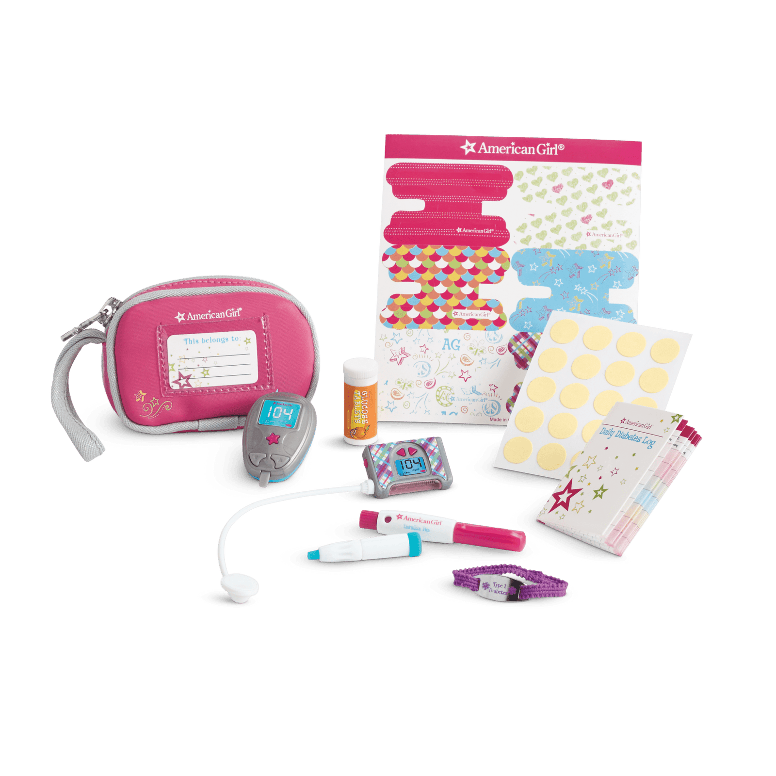 Diabetes Care Kit for Dolls Z4